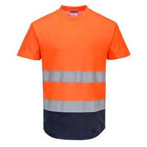 Tricou in 2 tonuri C395