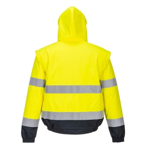 Jachetă 2 in 1 Hi-Vis Contrast Bomber C468 - Img 4