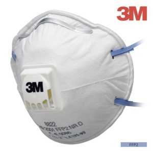 Semimasca simpla cu supapa FFP2 3M 8822