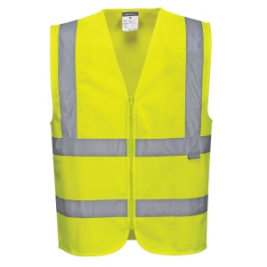 Vestă HiVis cu fermoar C375 - Img 3