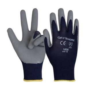 Manusi tricotate nylon LATEXGRIP 1605
