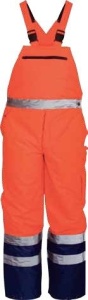 Pantalon cu pieptar de iarna reflectorizant NORWAY 9188
