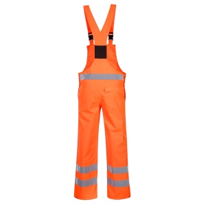 S388 Pantaloni cu pieptar Hi-Vis necăptușiți - Img 2