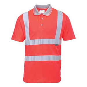 S477 Tricou Polo Hi-Vis cu Maneci Scurte