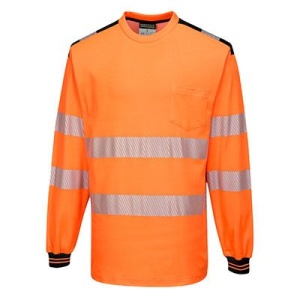 T185 PW3 Hi-Vis Tricou L/S