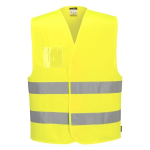 Vestă Hi Vis - Port acte dual C475