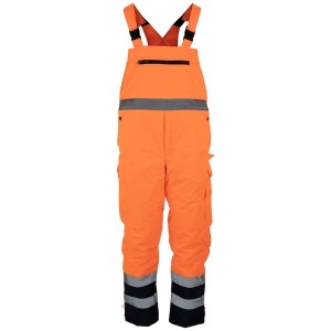 Pantalon cu pieptar de iarnă reflectorizant NORWAY 9188