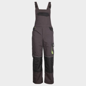 Salopetă de lucru KASTOR T/C WINTER GREY/BLACK/GREEN