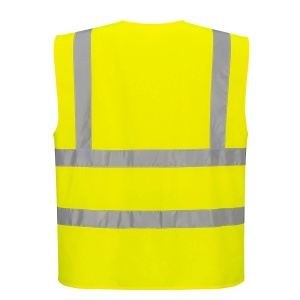 Vestă HiVis cu fermoar C375 - Img 4