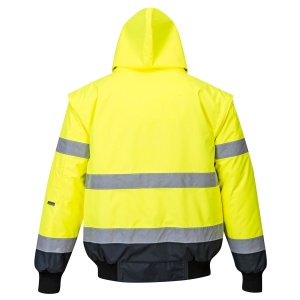 Jachetă contrast Bomber 3 in 1 Hi-Vis C465 - Img 2