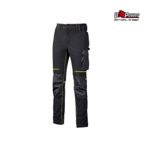 Pantaloni standard din softshell Atom, Negru (PE145BC)