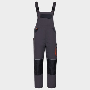 Salopetă de lucru KASTOR T/C WINTER GREY/BLACK/ORANGE