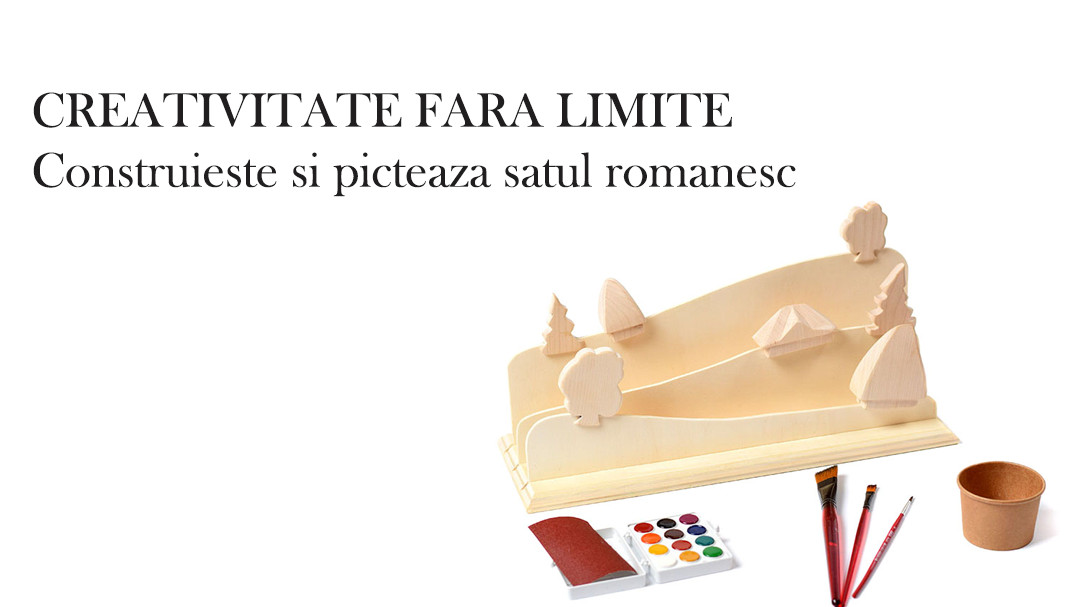 Creativitate Fara Limite Cu Jucaria Construieste Si Picteaza Satul