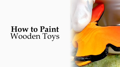 How to Paint Wooden Toys for Children