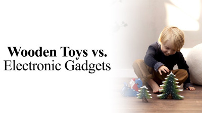 Wooden Toys vs. Electronic Gadgets: Balancing Modern Play