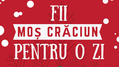 Fii Mos Craciun pentru o zi - Doneaza pentru copiii la care Mos Craciun nu ajunge