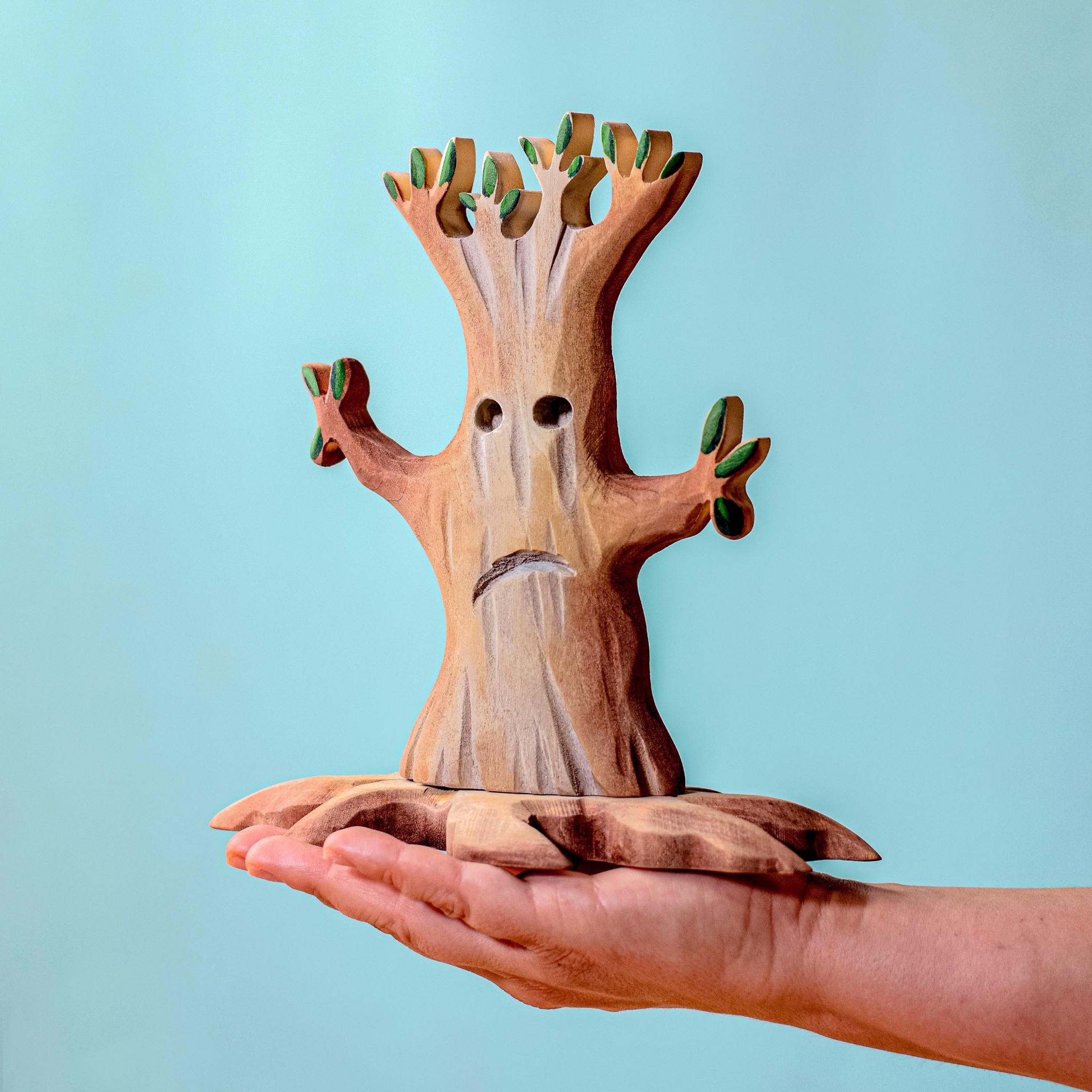 Spooky Tree Big Wooden Decor | Handcrafted, Eco-Friendly Halloween