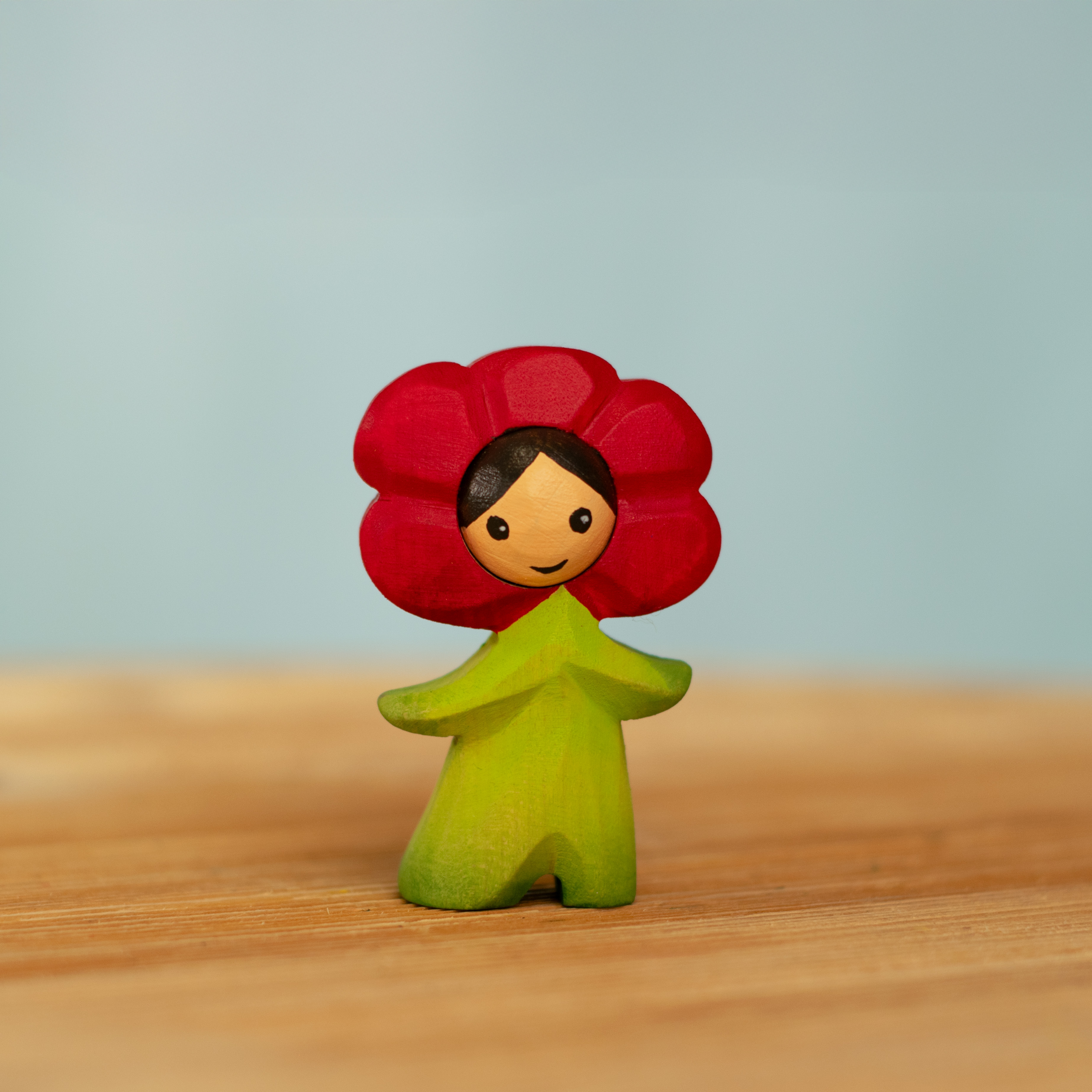 Flower Child Poppy | Wooden Summer Nature Toy | BumbuToys