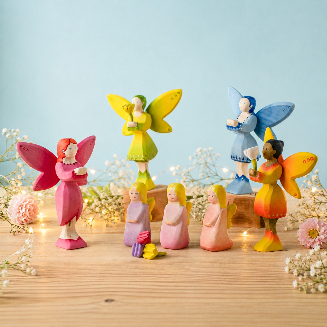 Blossom Fairy Wooden Toy | Springtime Magic | Bumbutoys