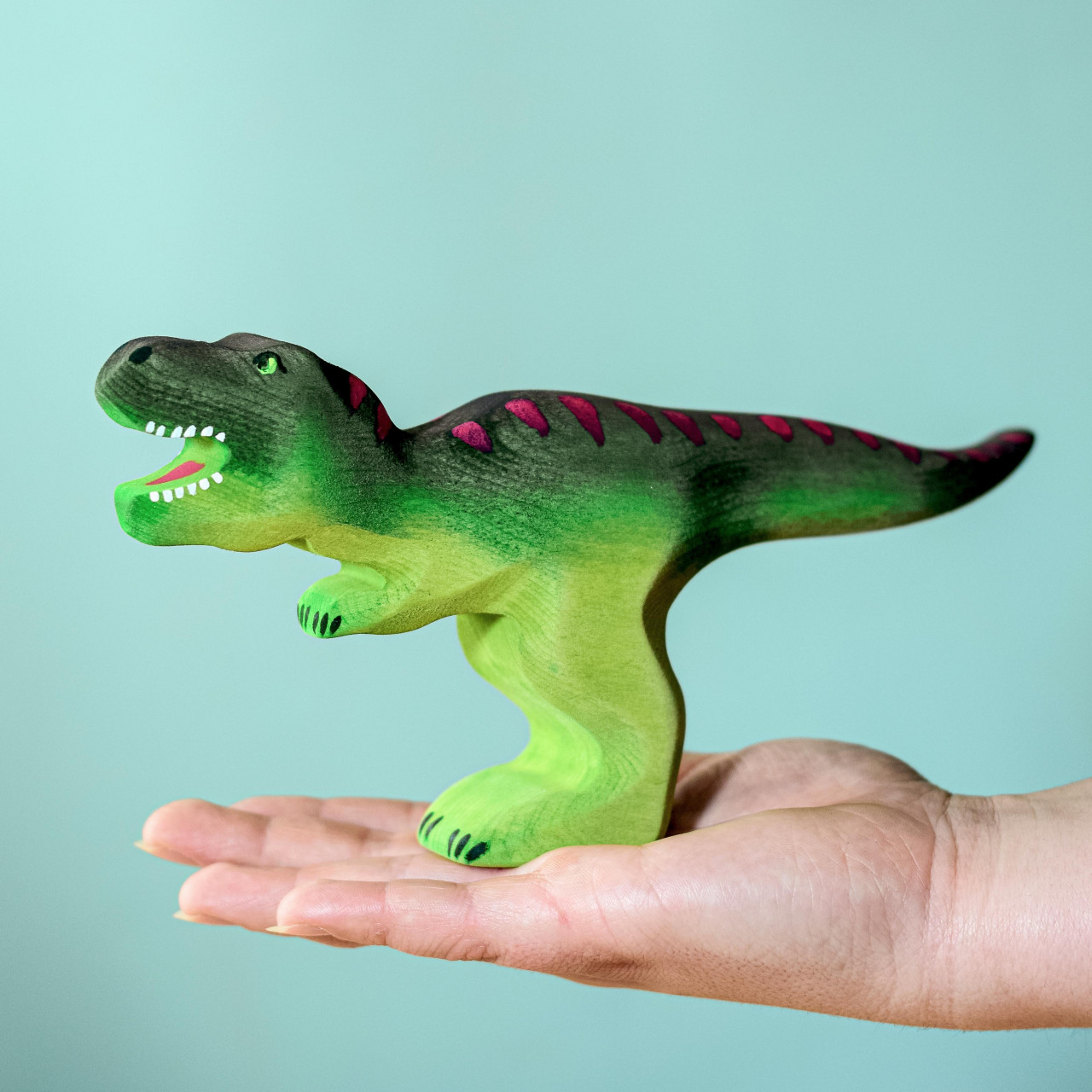 Dinosaurs T-Rex Set Handmade, Sustainable Wooden Toy Collection