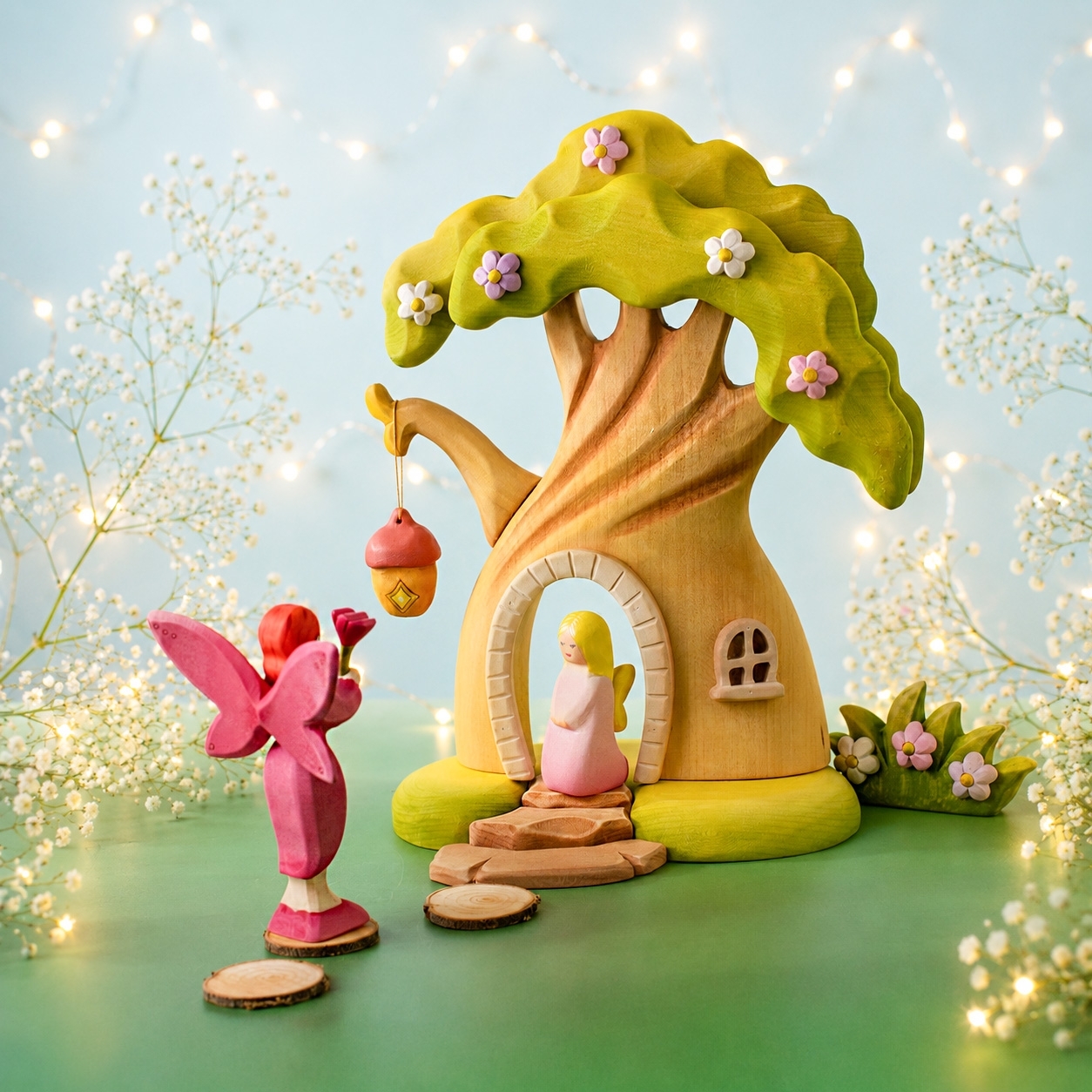 Blossom Fairy Wooden Toy | Springtime Magic | Bumbutoys
