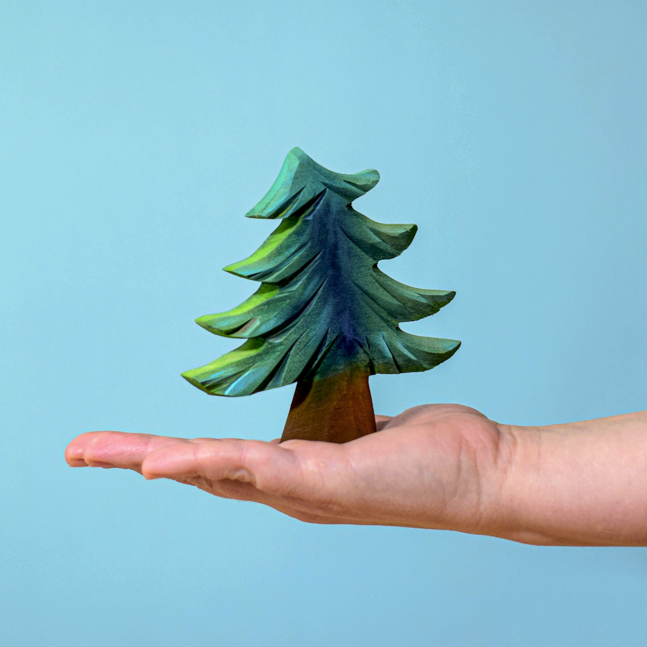 Handcrafted Small Fir Tree Wooden Toy | Eco-Friendly Decor | BumbuToys