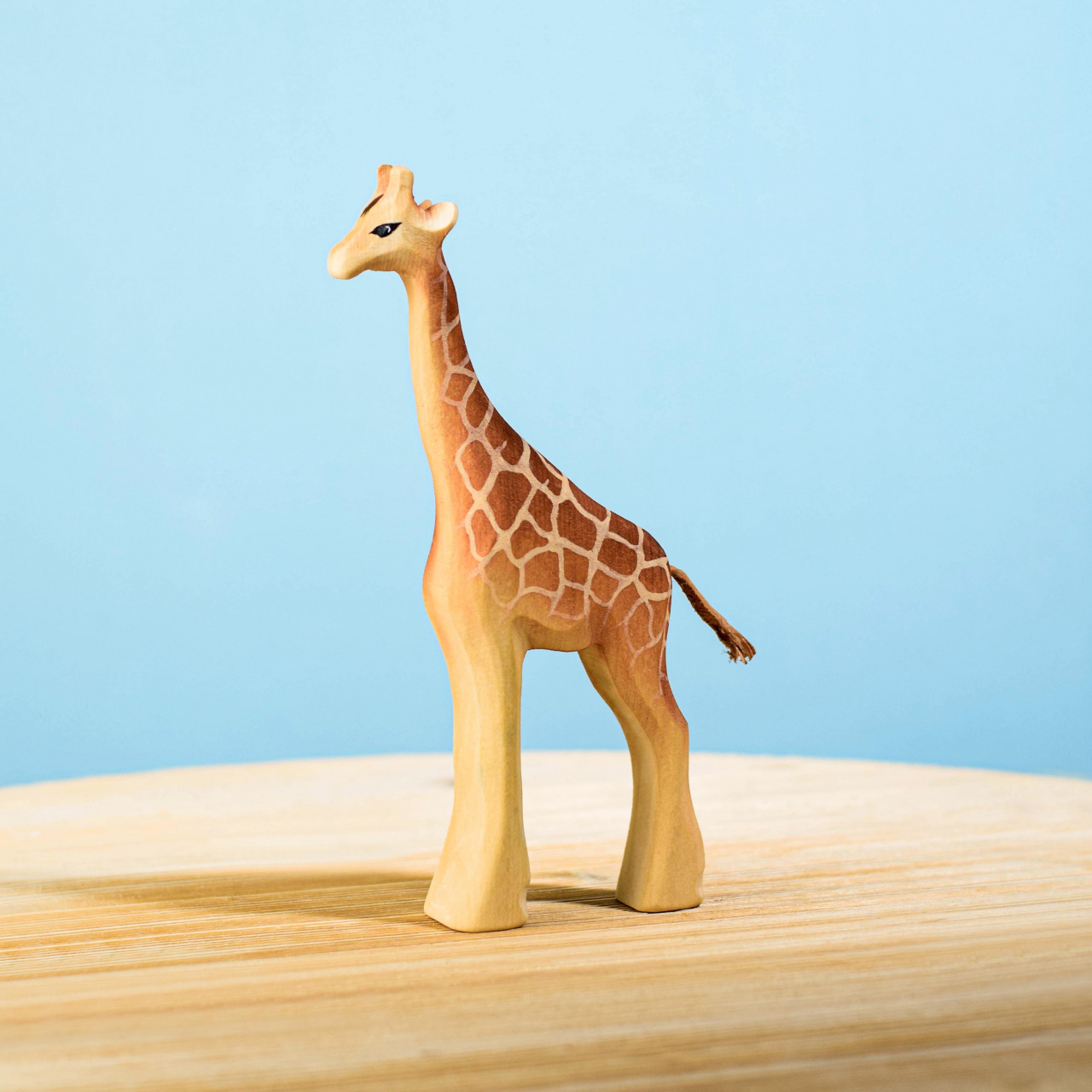 Handmade Wooden Giraffe Family Set | Safe Montessori & Waldorf