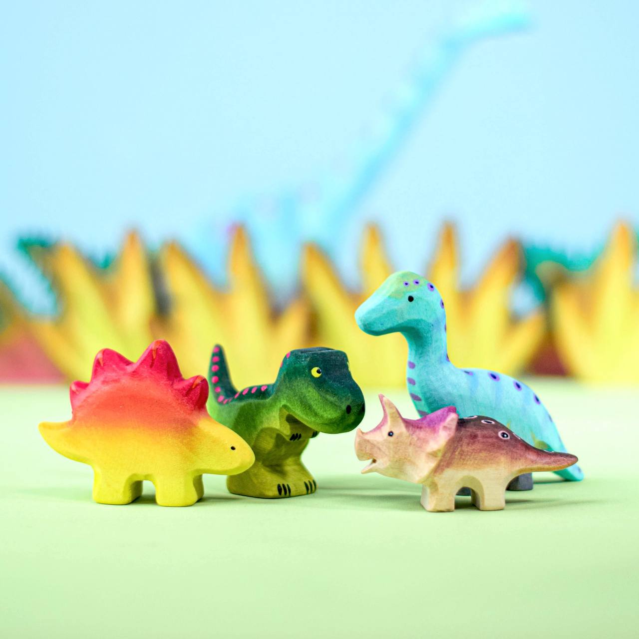 Dinozaur Triceratops Pui