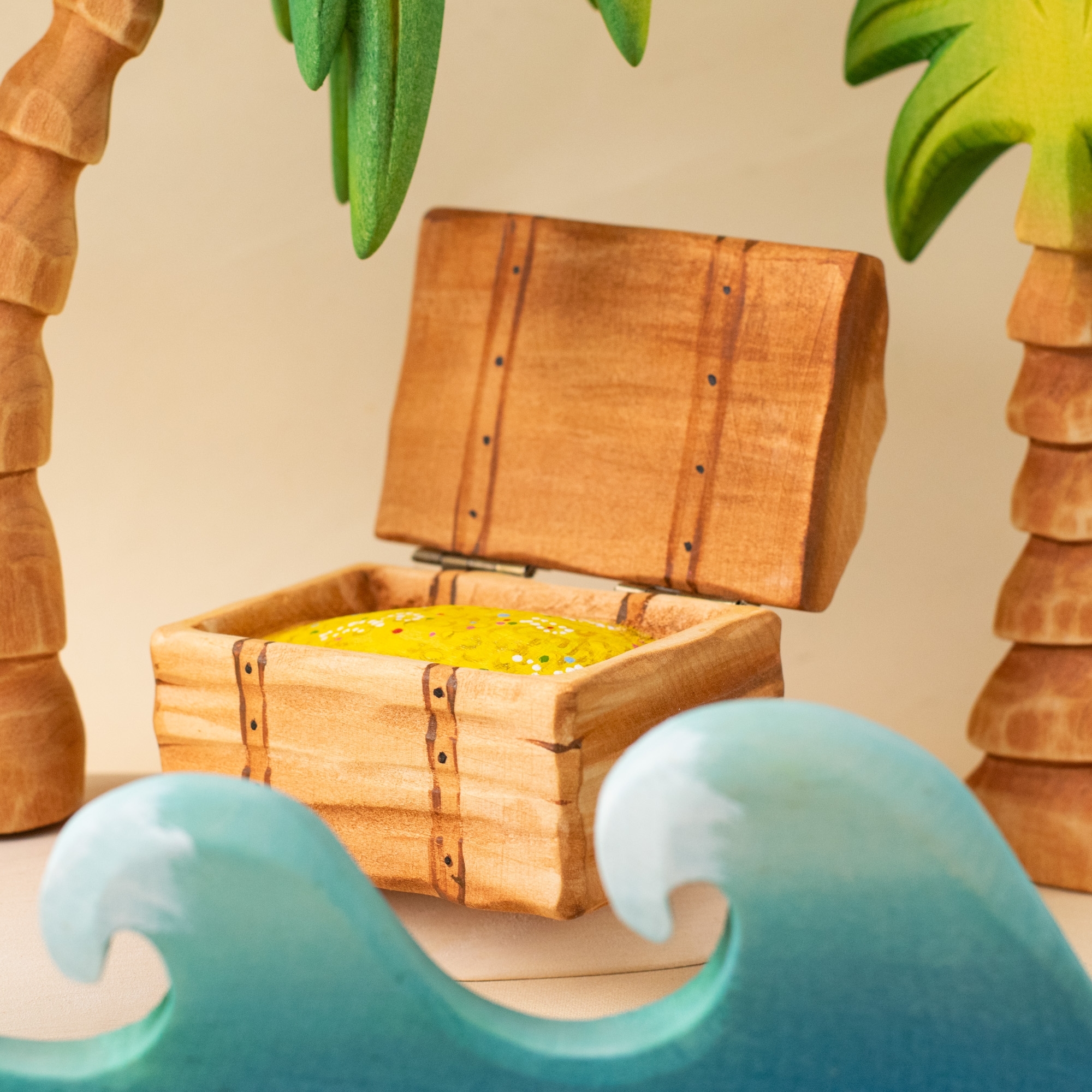 Treasure Chest – Wooden Montessori Toy for Imaginative Play