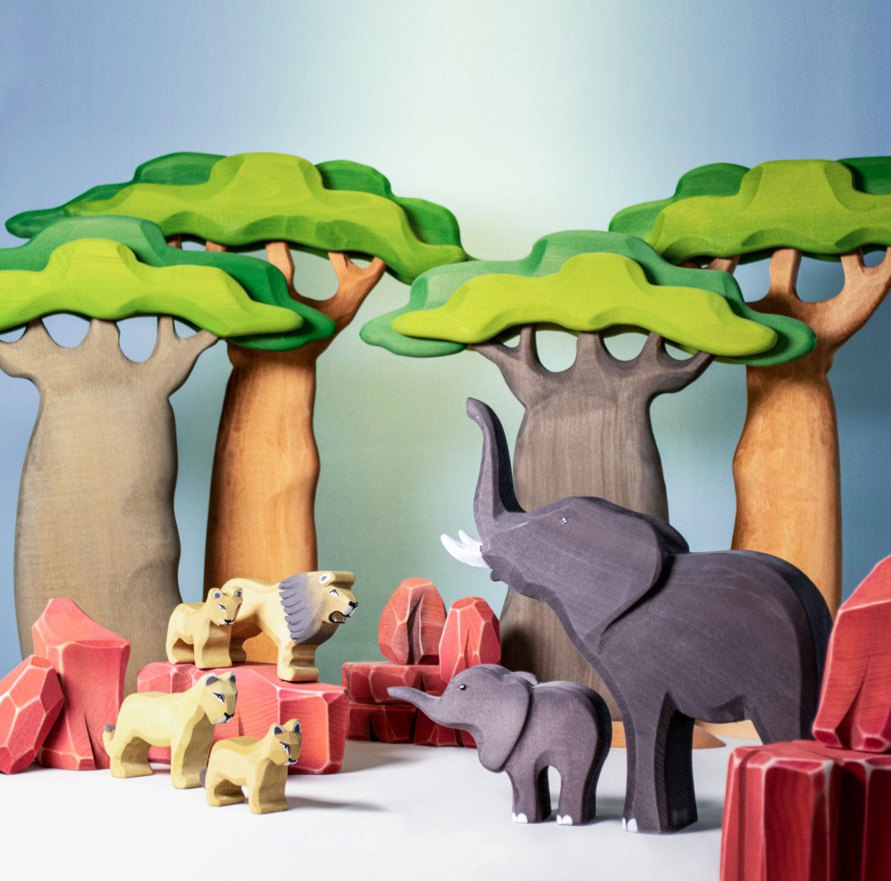 Baobab Trees SET