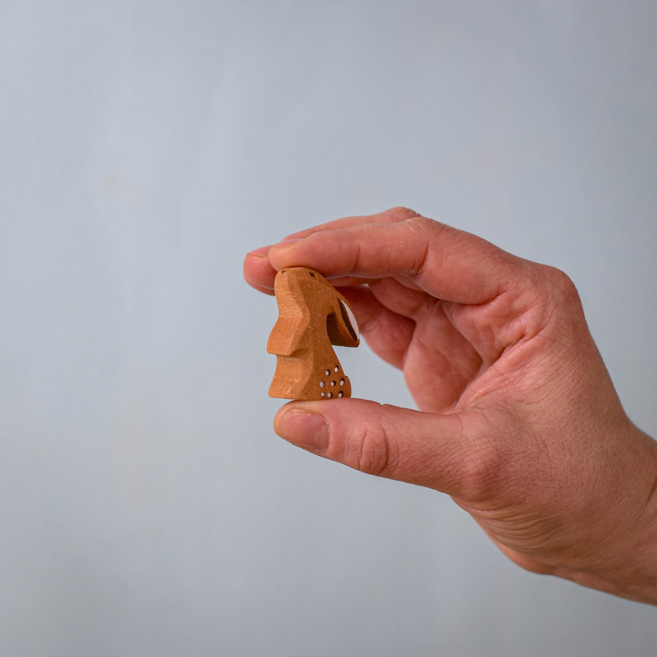 Curious Baby Rabbit - Handcrafted Wooden Toy | Bumbu Toys