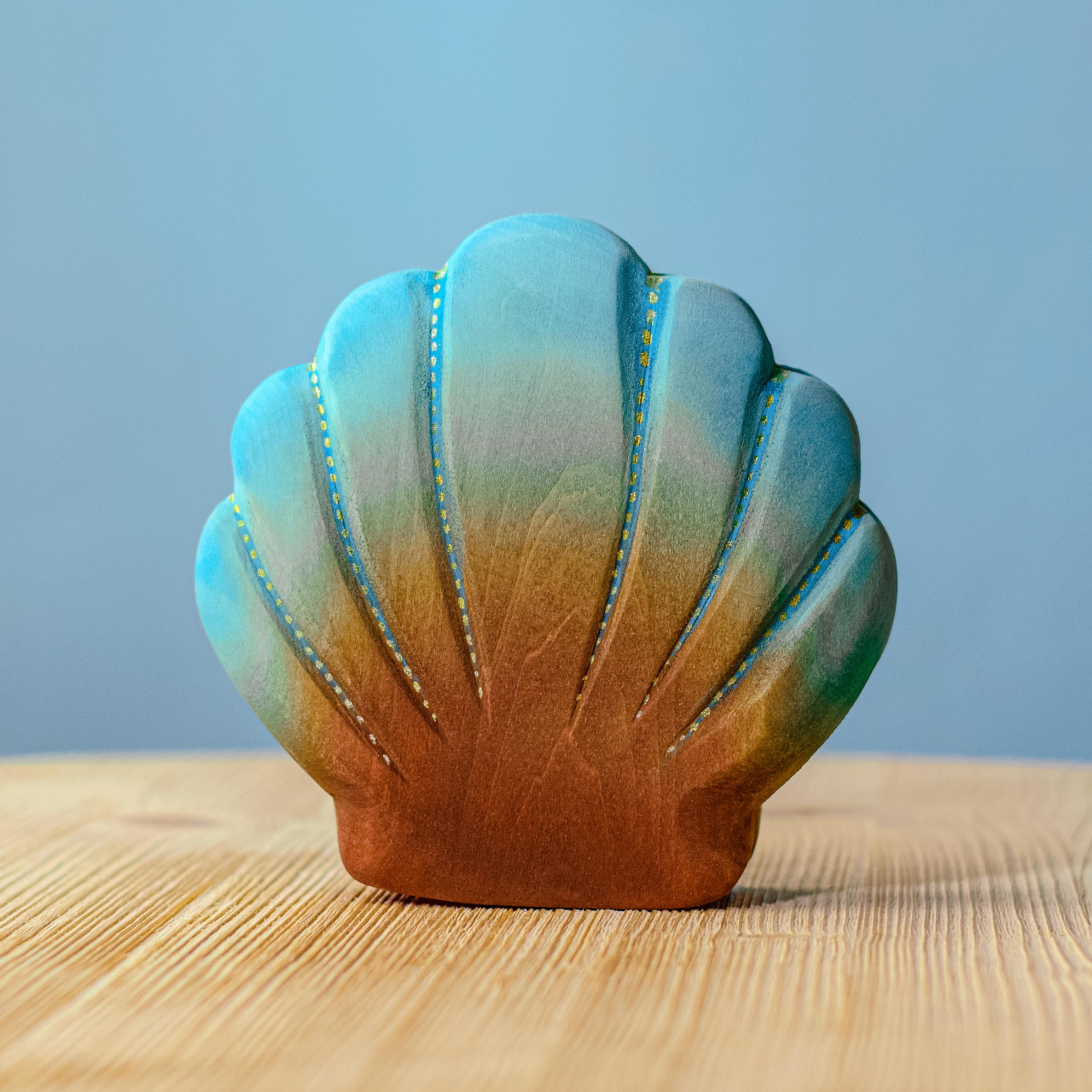 Big Shell with Pearl Wooden Toy | Eco-Friendly, Artisanal Sea
