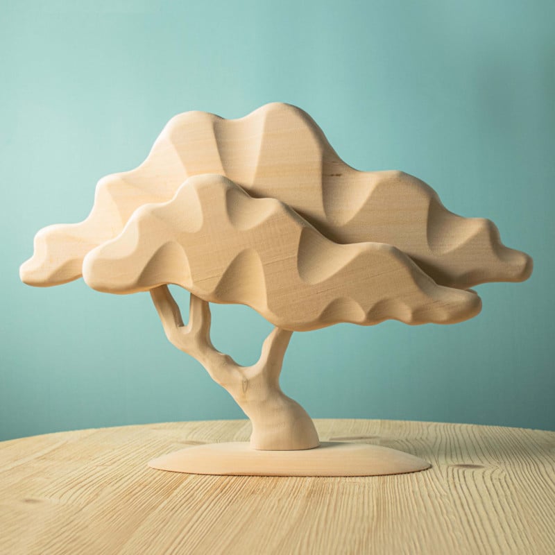 Handcrafted Japanese Maple Wooden Tree | BumbuToys' Artisanal Nature Series