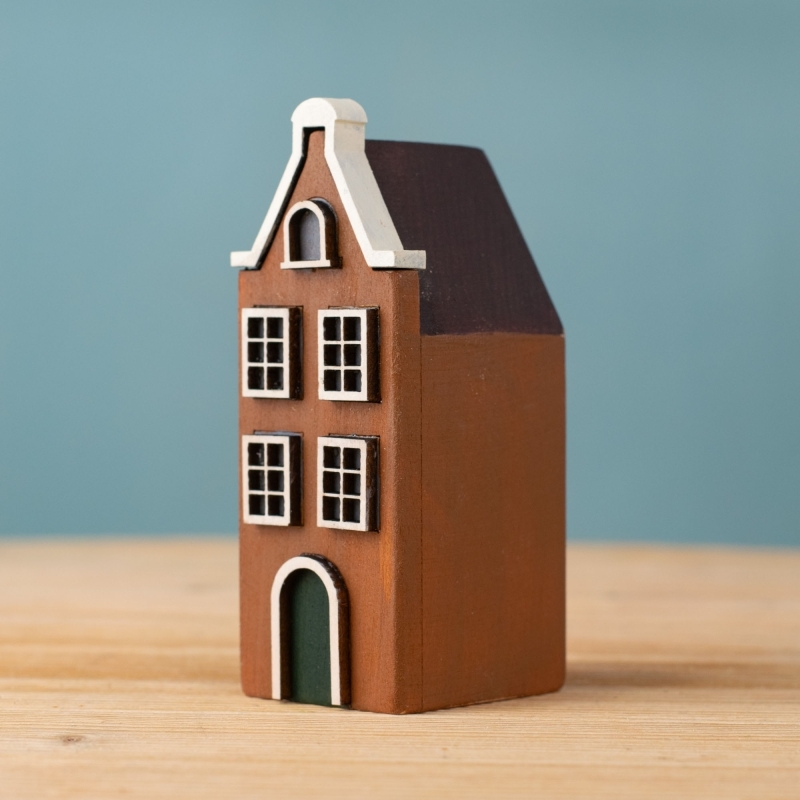 Gdańsk House – Wooden Seaside Village Decor | Bumbu Toys