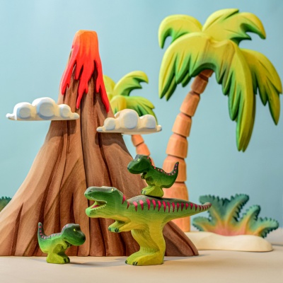 Dinosaurs and Vulcano