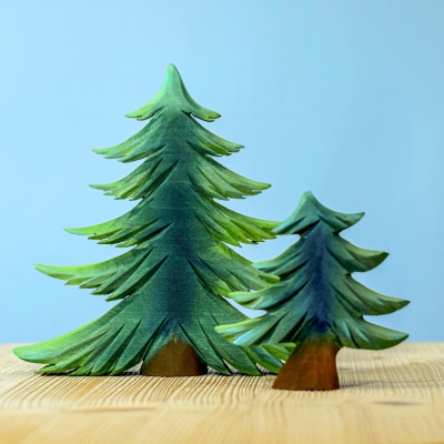 Handcrafted Large Fir Tree by BumbuToys - Majestic and Eco-Friendly