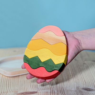 BumbuToys presents the Egg Puzzle, perfect for hands-on learning and seasonal enjoyment.