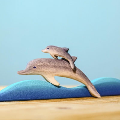 BumbuToys Artisanal Dolphins Set - Inspiring Marine Conservation Awareness