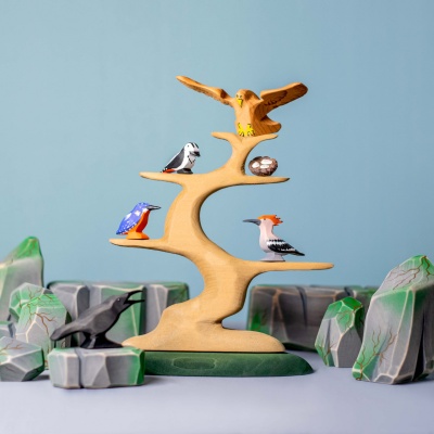 The Eagle from BumbuToys, hand-painted with care for a lifelike presence