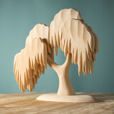 Willow Wooden Tree - Raw and Ready for Creativity | Bumbutoys