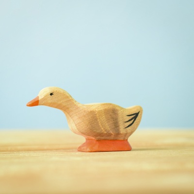 The Curious Domestic Duck from BumbuToys, a hand-painted wooden figure full of farmyard charm.
