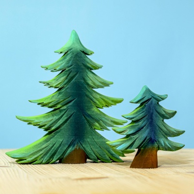 Sustainable Wooden Small Fir Tree - Perfect for Nature-Inspired Play