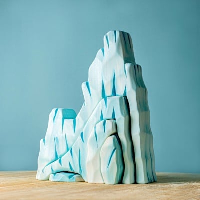 Heirloom-quality Icy Cliffs toy set, durable and eco-conscious craftsmanship from BumbuToys.
