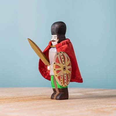 Michael the Brave Wooden Knight Toy | Sword, Shield, Cape
