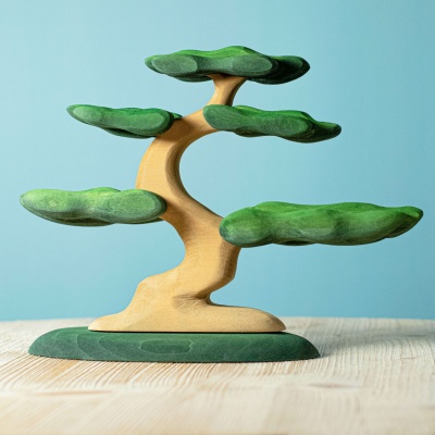 Lush Wooden Bonsai Tree for Home Decor