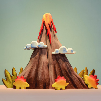 Vibrant Stegosaurus Dinosaur Figures for Play and Display