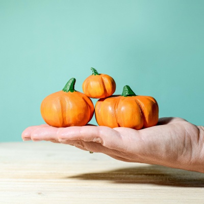 Eco-friendly Pumpkin SET from BumbuToys, perfect for educational and decorative purposes