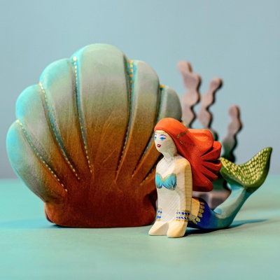 Mermaid figurine, a perfect addition to environmentally conscious toy collections