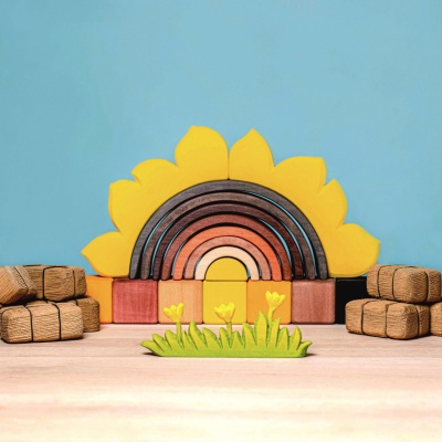 The Sunflower playset by BumbuToys, where play and nature's wonders meet.
