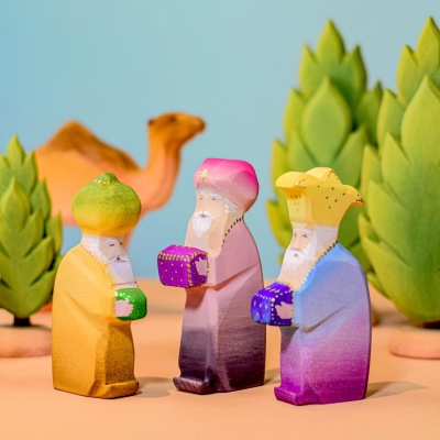 Handcrafted camel toy, ideal for educational play